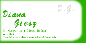 diana giesz business card